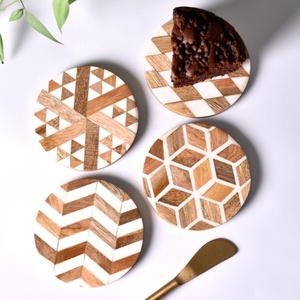 Artisanal Epoxy <b>Drink</b> <b>Coaster</b> with Luxury Design Wood Resin Inlay <b>Coasters</b> for Stylish Living Table Decoration - Product Image 4