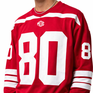 Jersey de Fútbol Americano Rojo 2026, Personalizado, de Alta Calidad, Talla Grande, Uniforme Deportivo, Unisex, Malla, Venta al Por Mayor, OEM - Product Image 4