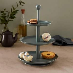 Soporte de Pastel de Metal de Estilo Único para Decoración de Bodas y Fiestas de Cumpleaños, Soporte para Exhibición de Frutas y Postres - Product Image 1