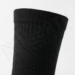 Chaussettes de Noël de luxe en tricot, motif Père Noël, respirantes, rayées, chaudes, douces, pour usage quotidien, décontractées, cadeau, couleur personnalisable, durables - Product Image 4