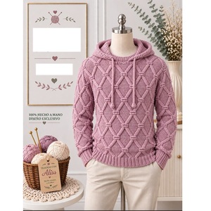 Pulls 100% acrylique ou coton, calibre 12, pour femmes, très tendance, style décontracté, pour la saison hivernale, fournisseur du Bangladesh. - Product Image 6