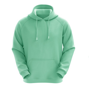 Nouveau design – Sweat à capuche épais pour homme, en molleton uni, coupe ajustée, couleur unie, en coton, à enfiler, manches longues, avec logo personnalisé - Product Image 4