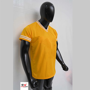 Camiseta al por mayor con cuello en V 100% algodón, de secado rápido, transpirable, estilo básico, impresión personalizada, OEM, camiseta de moda para hombre - Product Image 5