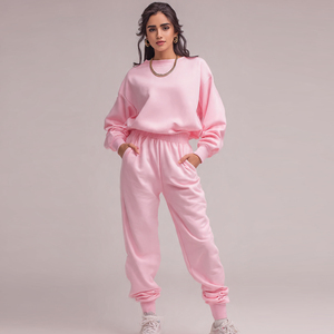 Winter Pullover Hoodie <b>Jogger</b> Sweatpants Set Women 100% <b>Polyester</b> Tracksuit Women's Streetwear <b>Jogger</b> Tracksuits Ladies - Product Image 4