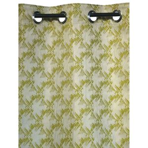 Cortina Ondulada de Jacquard de Poliéster de Lujo, Ignífuga, 122 x 213 cm, con Ojales, Estilo Moderno, Lista para Usar en Hogares y Hoteles - Product Image 5