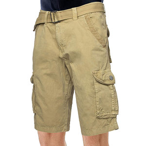New Fashionable Cargo Shorts For Men's Button Fly Belt Closure Type Long Zipper Thigh Pocket Anti Wrinkle Shorts Custom Logo - Product Image 4