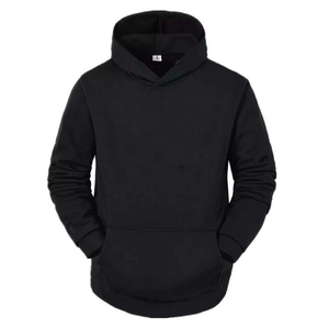 Sudadera con Capucha Lisa y Forrada para Invierno, Unisex, para Impresión y Bordado Personalizados, Venta al Por Mayor - Product Image 2