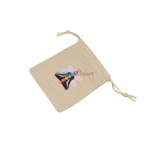 2024 bolsa con cordón de algodón bolsa de terciopelo amarillo diosa con diseño impreso artesanías hechas a mano - Product Image 2