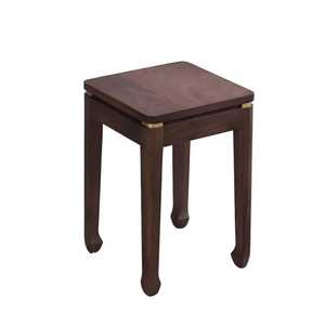 Tabouret de bar haut en bois massif, tabouret rond pour îlot de cuisine, tabouret de comptoir en bois d'acacia naturel, chaise de bar moderne rustique pour petit-déjeuner - Product Image 5
