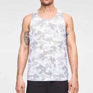 New Arrival Sleeveless Shirts Custom Heavyweight Acid Wash Cotton Tank <b>Top</b> T-shirts <b>Distressed</b> Men's Sleeveless T-Shirts - Product Image 1