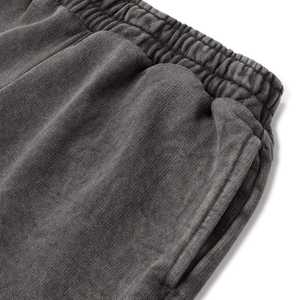 Mens Heavyweight Fleece Cargo Sweatpants Fashion Sport Baggy Pants <b>Jogger</b> with Pockets Black - Product Image 4
