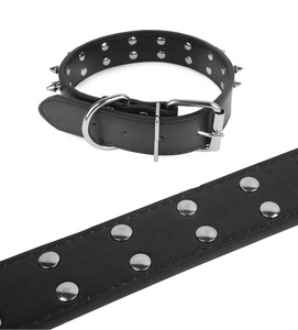 Collar para Perro Hale 100% Cuero Vacuno Puro, de Lujo, Ajustable, Resistente, con Hebilla Ancha y Gruesa para Perros Grandes - Product Image 4