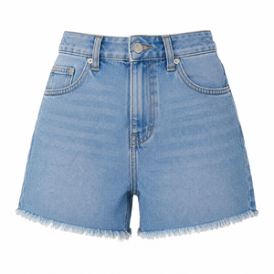 Black Classic Style <b>High</b> <b>Waisted</b> Women <b>Jean</b> <b>Shorts</b> for a Modern Look Breathable Quick Dry - Product Image 6