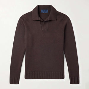 Nuevo Suéter Polo de Lana con Peso y Manga Larga para Hombre, Personalizable con Logotipo, Venta al Por Mayor 2026, para Hombre y Mujer, Ropa Casual de Golf - Product Image 1