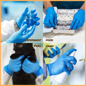 Gants en nitrile jetables de qualité supérieure, sans poudre, pour examen médical, gants de protection robustes et de sécurité - Product Image 5