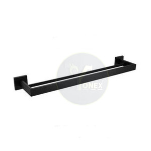 Accesorios de Baño, Toallero Negro Mate, Toallero Resistente para Baño - Product Image 1