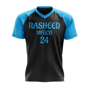 Chemises à manches courtes pour hommes, style grande taille, col en V, couleur unie, logo personnalisé de haute qualité, t-shirt en coton uni pour hommes, col en V - Product Image 1