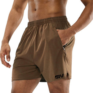 Lightweight Running <b>Shorts</b> For Men's Polyester Spandex Fabric Four Way <b>Stretch</b> Fabric Running Jogging Daily Fitness Sessions Use - Product Image 1