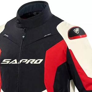 Blouson moto court en textile pour homme, fabricant OEM, vêtements de conduite urbaine légers pour l'exportation en gros - Product Image 3