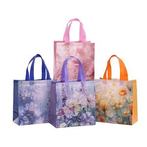 Non Woven Polypropylene Fabric Shopping Tote <b>Bag</b> For Grocery Cloth Storage <b>Black</b> Custom Logo OEM ODM Personalized - Product Image 5