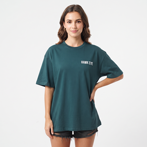 cc Women's Oversized Crew Neck Cotton <b>T</b> <b>Shirt</b> Loose Fit Solid Color Short Sleeve Custom Logo Summer For Women's - Product Image 3