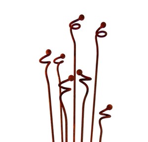 Estaca decorativa de metal con forma de libélula hecha a mano para jardín, escultura de insecto para exteriores, para césped, patio y exhibición en macetas. - Product Image 1