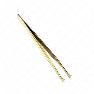 Curved Volume Eyelash Extension Tweezers Stainless Steel Precision Pointed Tip for Russian Lash Application <b>Tool</b> - Product Image 6