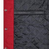 Veste universitaire d'hiver pour homme à prix abordable, design personnalisé, manches en cuir, col montant, logo frontal, classique, décontractée, respirante et coupe-vent