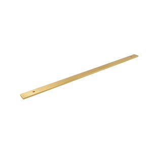 Poignée de meuble classique en laiton brossé massif, finition dorée, durable, pour armoire de cuisine, maison, bureau, commode, ou comme poignée de porte. - Product Image 3