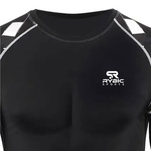 Breathable Long Sleeve Men Printing Rash Guard For Surfing Swimming Quick Dry Uv Sun Protection <b>Athletic</b> Shirt - Product Image 4