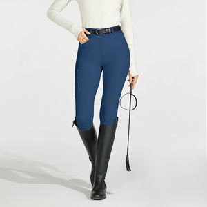 Pantalones de equitación de alta calidad para mujer, tipo Jodhpur y Breeches, con agarre de silicona completo en el asiento, ideales para entrenamiento y uso ecuestre. - Product Image 3