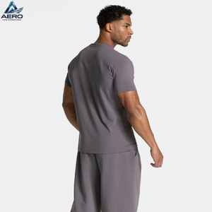 Camiseta de Color Sólido Personalizada de Alta Calidad, Nueva, Mezcla de Algodón Suave, Corte Atlético, Precio al por Mayor, OEM, ODM, Ropa sin Estampado - Product Image 4