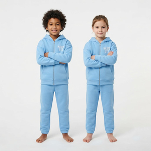 Conjunto Deportivo de Algodón Unisex para Niños Hawk Eye Sports, Antibacteriano, Transpirable, de Secado Rápido, Talla Grande, Sudadera con Capucha y Cierre Completo con Cordón - Product Image 6