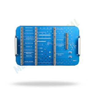 <b>Large</b> Fragment Locking Non Locking <b>Plate</b> Instrument Set Aluminium Sterilization Container Orthopedic Surgical Implant Storage Bo - Product Image 6