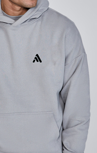 Ensemble de survêtement personnalisé coupe ample 600 g/m² avec épaules tombantes, sweat à capuche et pantalon de survêtement en molleton épais de haute qualité - Product Image 3