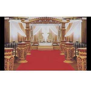 พระราชมงกุฎมงกุฎมงกุฎมงกุฎแต่งงานล่าสุดพระพิฆเนศคริสตัลไฟเบอร์ราคาที่ดีที่สุดการตั้งค่าการตกแต่งงานแต่งงานรอบทอง - Product Image 1