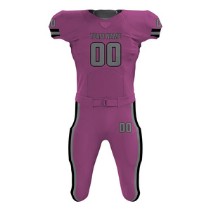 Maillot de football américain personnalisé avec logo, nouveau design, impression par sublimation, manches courtes, respirant, grandes tailles - Option OEM - Product Image 3