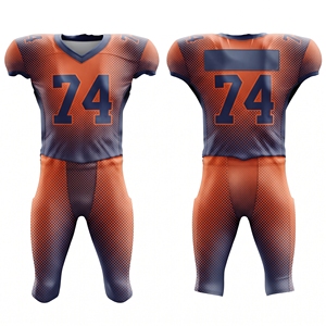 Uniforme de Fútbol Americano Transpirable de Invierno al por Mayor, Logotipo y Número del Equipo Personalizados, Impresión Sublimada, Fortalece la Industria - Product Image 6