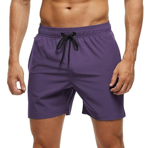 Shorts de bain pour hommes, légers, à séchage rapide, respirants, pour la plage, la piscine, avec taille élastique - Product Image 4