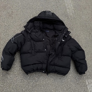 Veste matelassée imperméable de haute qualité pour homme, sur mesure, avec capuche et garniture en fourrure, vente en gros, manteau d'hiver - Product Image 2