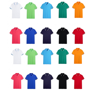 Polo de manga corta transpirable con logotipo personalizado al mejor precio, polos de hombre de alta calidad con cuello vuelto - Product Image 3