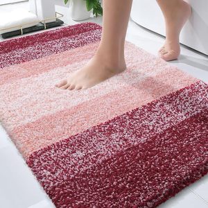 Hot Selling 17"x24" Microfiber Bath <b>Mat</b> Super Absorbent Non-Slip Floor Thick Plush Shaggy Tufted <b>Bathroom</b> Rug Washable Hotel - Product Image 1