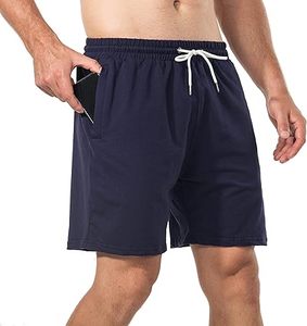 Pantalones Cortos Casuales Premium para Hombre, de Tela de Algodón, Transpirables, Suaves, Cómodos, con Cintura Elástica, para Entrenamiento Deportivo, Moda Casual de Verano - Product Image 3