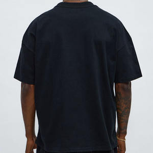 T-shirt graphique surdimensionné en coton pour homme, style usé, imprimé numéros 93, streetwear rétro Y2K, fabrication OEM ODM - Product Image 3