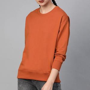 Men's Soft Cotton Fleece Sweatshirt Simple <b>Plain</b> Long Sleeve Crewneck Pullover Casual Winter <b>Jumper</b> Custom Made Private Label - Product Image 3