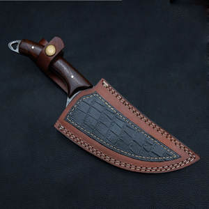 Cuchillo de Caza de Acero de Damasco Hecho a Mano de Primera Calidad con Diseño de Mango Ergonómico, Personalización OEM/ODM, Garantía de 3 Años - Product Image 5