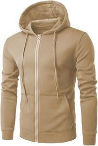 Sweat à capuche zippé en molleton pour homme, avec double couture, logo personnalisé, mélange de coton, doublure numérique, anti-rétrécissement, collection automne - Product Image 2