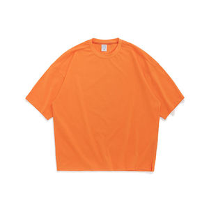 T-shirt unisexe en coton épais surdimensionné pour homme, personnalisable avec logo, 100 % coton, épaules tombantes - Product Image 3