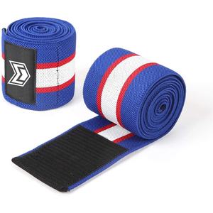 Super Grande Élasticité Coton Vente en gros Powerflifting Robuste Force Genouillère Logo Personnalisé Haltérophilie Poignet Fitness - Product Image 4