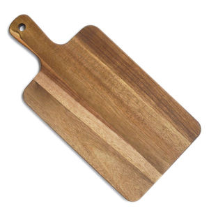 Planche à découper carrée en bois faite à la main avec poignée, épaisseur 2,0 cm, qualité artisanale supérieure, prix usine bas, vente en gros - Product Image 2
